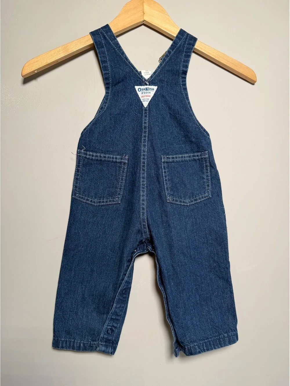 1990s Vintage Oshkosh Overalls Size 18 Months
